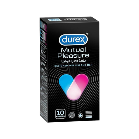 واقيات ذكرية من Durex Mutual Pleasure عبوة من 10 قطع