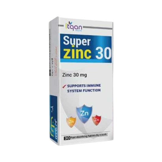 سوبر زنك 30 ملغ 30 قرصًا
